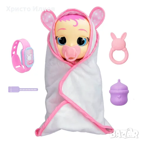 Кукла IMC Toys Cry Babies Новородено бебе Coney, снимка 5 - Кукли - 56255082
