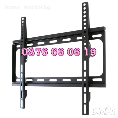 Универсална стойка за телевизор 26-63" инча, неподвижна стойка до 50 кг, снимка 6 - Стойки, 3D очила, аксесоари - 52502896