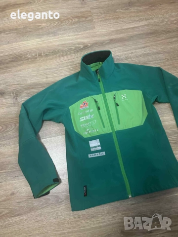 Мъжко Soft Shell яке Haglofs Green Power Shield Windstopper Polartec Mock , S размер , снимка 5 - Якета - 52144813
