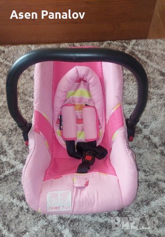 Детско сточе кпшница за кола Bertoni-розово, снимка 1 - Столчета за кола и колело - 44254715