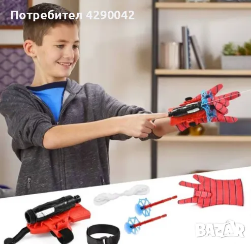Детска ръкавица Спайдърмен с вендузи, снимка 3 - Други - 47938718