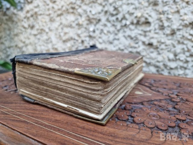 Антикварна Немска Католическа Библия Германия- "1800г 19 Век ", снимка 4 - Колекции - 40073734