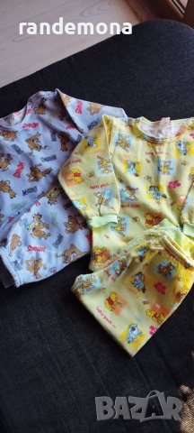 2 броя памучни пижами 24/26, снимка 1 - Бебешки пижами - 38488641
