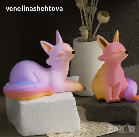 3D Два модела Голяма лисица Силиконов молд форма за свещи гипс сапун , снимка 4 - Форми - 48711888