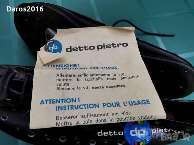 Велошпайкове, обувки за велосипед Detto pietro 38 номер, снимка 10 - Спортна екипировка - 30557541