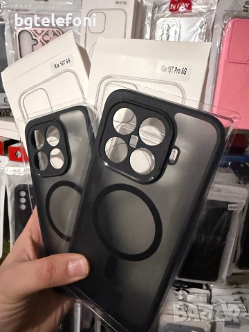 Xiaomi 15T , Xiaomi 15T Pro Magsafe матирани гърбове, снимка 2 - Калъфи, кейсове - 53215060