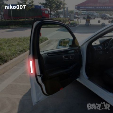 Предупредителен знак Нощна безопасност Стикер за врати за автомобил, снимка 6 - Аксесоари и консумативи - 29858873