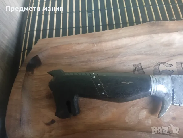 Нож с уникална дървена дръжка, снимка 5 - Ножове - 55887828