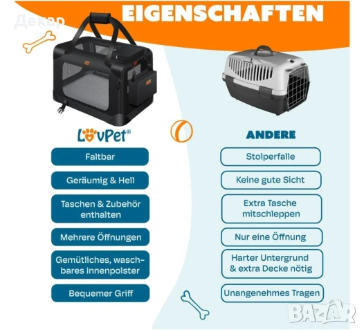 Сгъваема кутия за транспортиране на кучета/ котки и домашни животни, снимка 7 - За кучета - 50744439