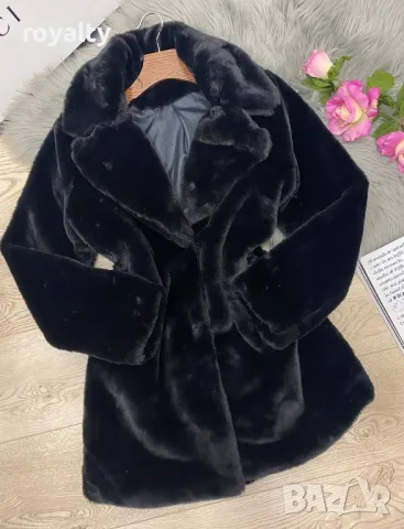 Топло пухено яке тип палто Teddy bear 🧸, снимка 3 - Якета - 49207834