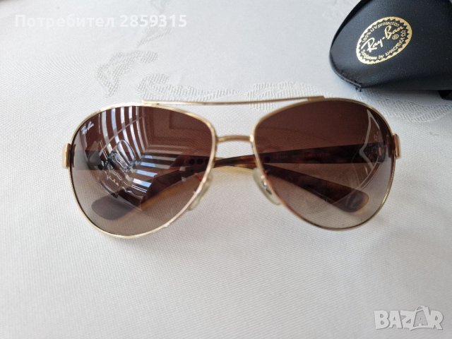 Ray Ban оригинални дамски слънчеви очила кафеви, снимка 7 - Слънчеви и диоптрични очила - 40547195