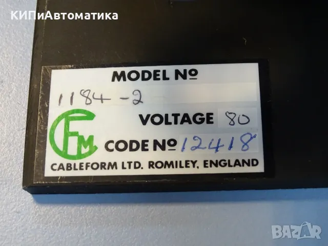 Контакторен модул CABLEFORM Model 1184-2 contactors 80VDC 50A series1100, снимка 4 - Резервни части за машини - 49726809