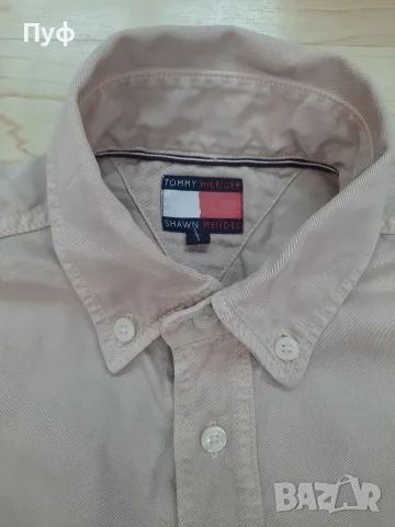 мъжка риза на tommy hilfiger, снимка 4 - Ризи - 56512463