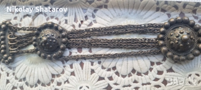 стар сачанен накит , снимка 3 - Антикварни и старинни предмети - 51612979