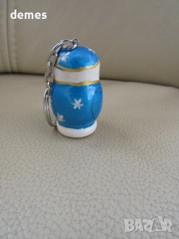 Ключодържател-матрьошка от Русия-Дядо Мраз, снимка 4 - Колекции - 52529684