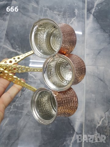 Медни джезвета, снимка 4 - Аксесоари за кухня - 42466938