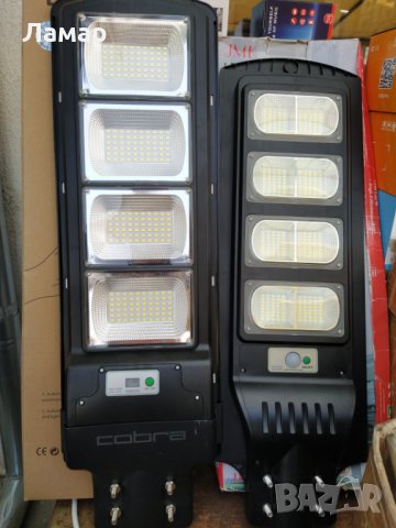 Соларна Led улична лампа, водоустойчива, 800W, снимка 4 - Соларни лампи - 34024216