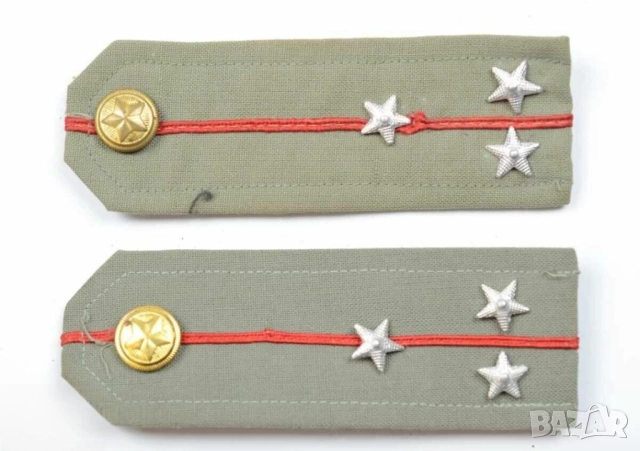 Пагони старши лейтенант Българска народна армия от 80те