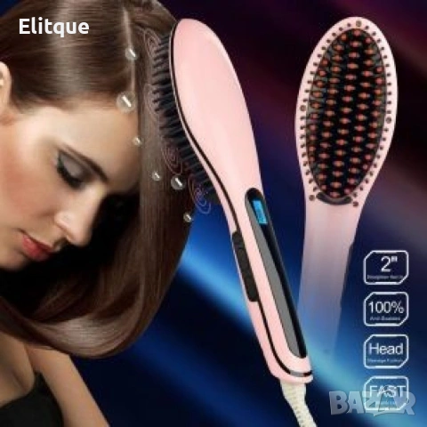 Четка за изправяне на коса Luxury 💎, снимка 15 - Преси за коса - 53271370