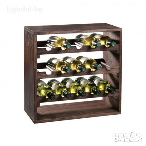 Дървена поставка за вино, снимка 1 - Други - 37014609