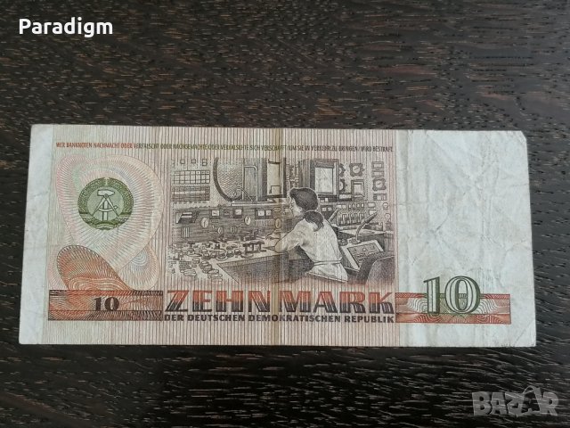 Банкнота - Германия - 10 марки | 1971г., снимка 2 - Нумизматика и бонистика - 30629945