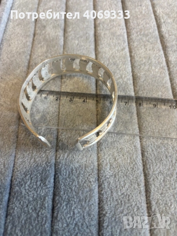 Твърда Сребърна гривна 926, снимка 2 - Гривни - 54172177