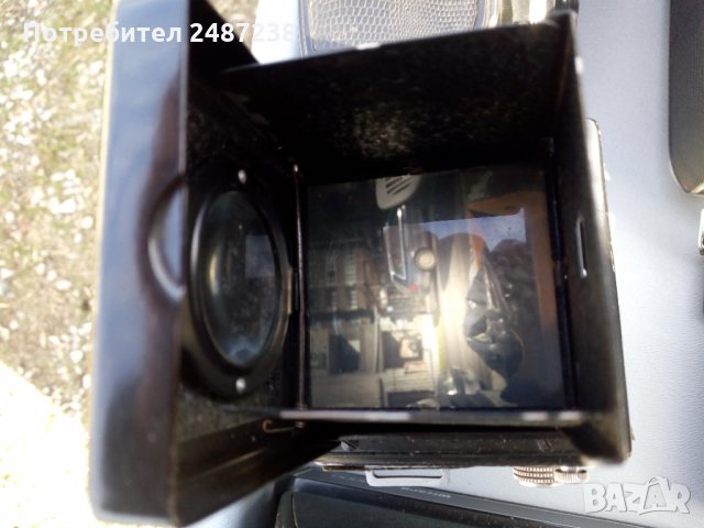 Фотоапарат с шахтов визьор,flexaret, снимка 5 - Фотоапарати - 35233336