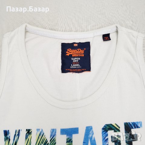 Superdry Оригинален Памучен Потник L-XL, снимка 3 - Други - 40438871