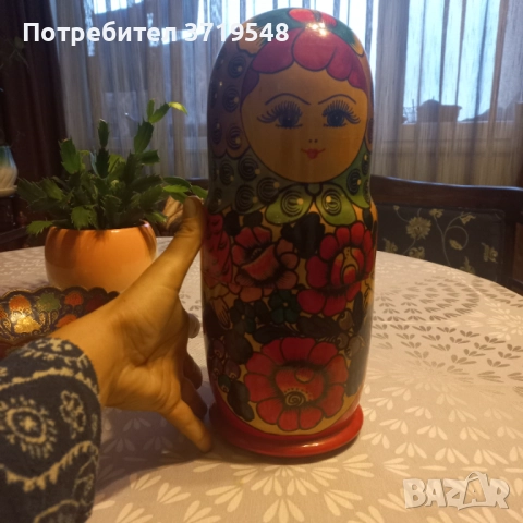 Руска матриошка 12броя 33см голямата, снимка 7 - Антикварни и старинни предмети - 52094927