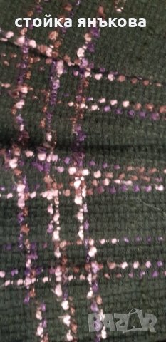 Продавам пола каре черно с лилаво, снимка 2 - Поли - 31722596