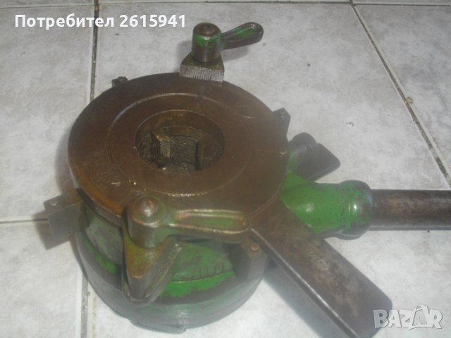 1/4-1 1/4 Цол Водпроводна Плашка За Направа На Резби На Тръби-Старо Качество-Немска-ALARM-Винтонарез, снимка 10 - Други инструменти - 42115743