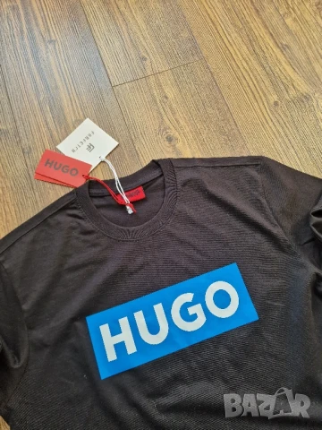 Страхотна мъжка тениска HUGO BOSS размер XL и М, снимка 3 - Тениски - 50672493