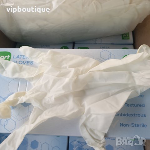 Еднократни латексови ръкавици с пудра латекс, снимка 7 - Медицински консумативи - 31498699