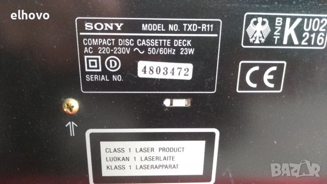 CD player и Дек SONY TXD-R11, снимка 8 - Декове - 38827636