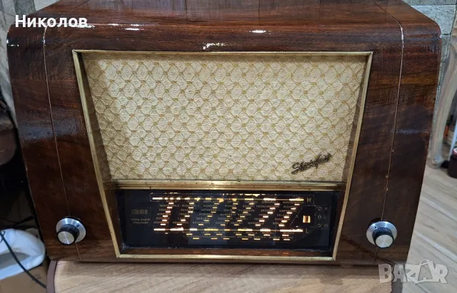 Ретро радио с дистанционно, снимка 5 - Радиокасетофони, транзистори - 50319306
