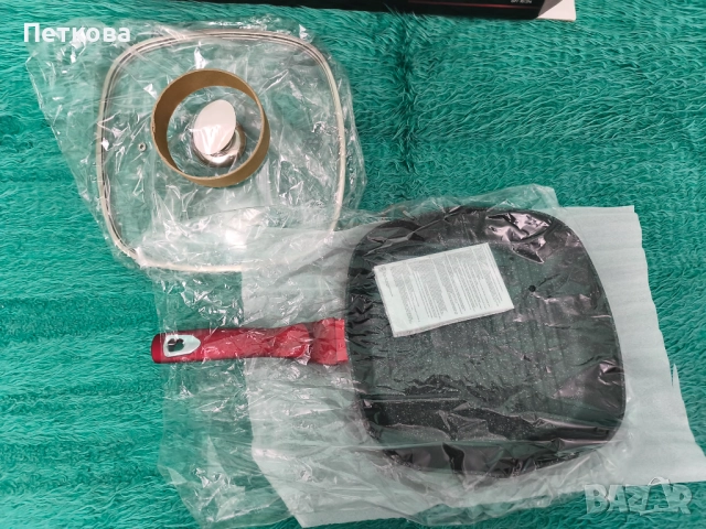 Нов грил тиган с капак , снимка 3 - Съдове за готвене - 52914234