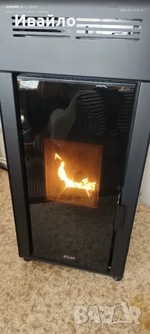 Луксозна италианска пелетна камина с водна риза Kalon Layers 20 kW + Кюнци