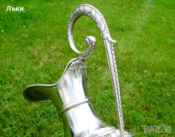 Кана от калай в стил Ампир 1.4 кг.,46 см., снимка 10 - Антикварни и старинни предмети - 29223298