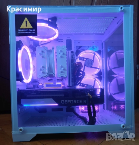 Геймърски компютър Ryzen 5500, GeForce RTX 3060ti,32gb ddr4,1tb nvme, снимка 2 - Геймърски - 52890022