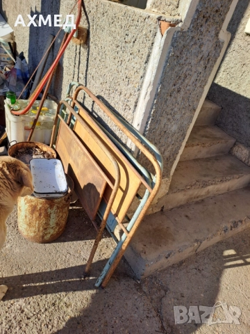 Ретро легло 114см./190см., снимка 9 - Спални и легла - 52943769