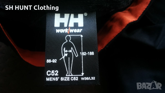 HELLY HANSEN Work Trouser размер 52 / L работен панталон W4-490, снимка 16 - Панталони - 52037446