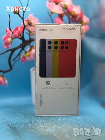 НОВО!!! Motorola g86 Power, Dual SIM, 256GB, 12GB RAM, 5G, PANTONE Spellbound (dark blue) , снимка 5 - Motorola - 54222610