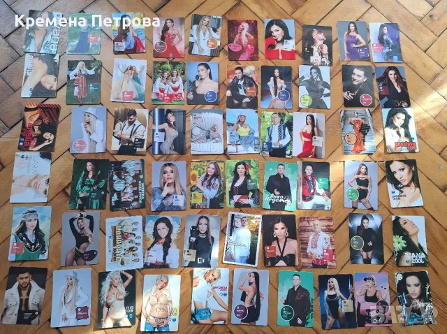 Поп фолк календарчета(колекция) 60 бр., снимка 1