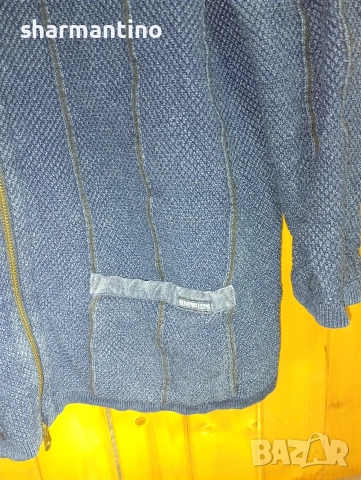 Мъжка жилетка Denim с цип XL - 6 лв, снимка 2 - Блузи - 52550186