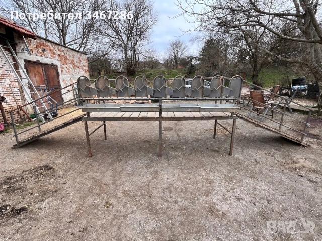 Рампа за доене на овце и кози