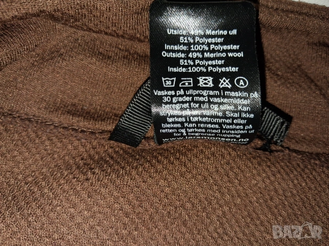 3 броя -ACLIMA Lars Monsen Rago underbukse (XXL),(L)и (XL) мерино термо клинове и блуза Merino wool , снимка 17 - Спортни дрехи, екипи - 51394330