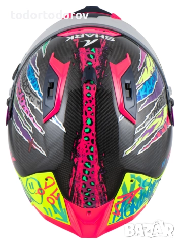 Топ Цена Мото Каска за мотор SHARK AERON FULL CARBON FAWN, снимка 3 - Аксесоари и консумативи - 52891027