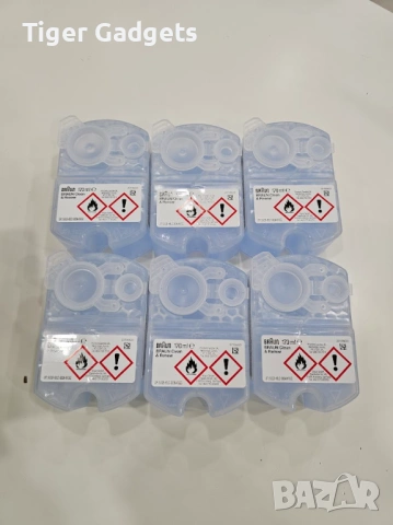 Braun Clean & Renew CCR 3in1 пълнители за почистване на самобръсначка – комплект 6 броя
