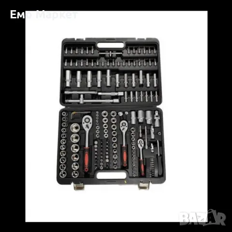 Куфар с инструменти Гедоре 172 части с 3 боря тресчотки