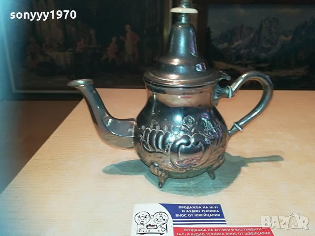 MAROC-ретро чаиник-23Х20Х12СМ-внос франция, снимка 5 - Колекции - 29633807